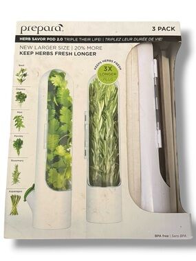 Prepara Herb Savor Pod 2.0 Fresh Herb Storage